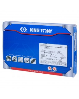 Набор торцевых головок 1/4&quot; с принадлежностями, ложемент, 48 предметов KING TONY 9-2548CR-foto2
