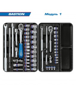 Набор инструментов в синей тележке, 204 предмета KING TONY 934-100AMB-foto6