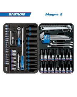 Набор инструментов в серой тележке, 204 предмета KING TONY 934-100AMG-foto6