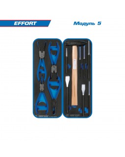 Набор инструментов "EFFORT" в красной тележке, 235 предметов KING TONY 934-235AMR-foto2