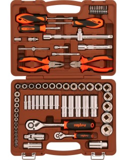 Набор инструмента 1/4", 1/2", 69 предметов-foto2