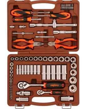 Набор инструмента 1/4", 1/2", 69 предметов-foto2