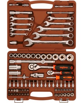 Набор инструмента универсальный 1/4", 1/2"DR, 82 предмета-foto2