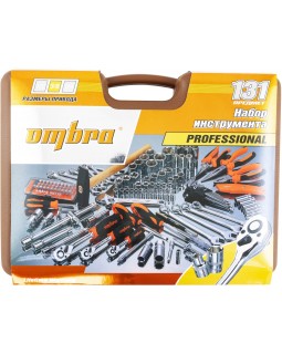 Набор инструмента универсальный 1/4", 3/8" и 1/2"DR, 131 предмет-foto2