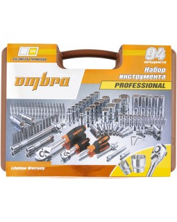 Набор инструмента 1/4", 1/2" с головками торцевыми 12-гранными 1/2"DR, 94 предмета-foto3