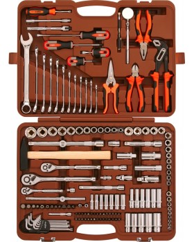 Набор инструмента универсальный 1/4", 3/8" и 1/2"DR, 150 предметов-foto2