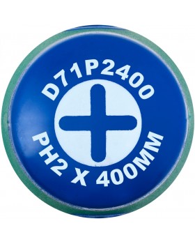 Отвертка стержневая крестовая ANTI-SLIP GRIP, PH2x400 мм-foto2