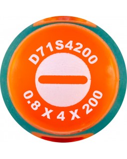 Отвертка стержневая шлицевая ANTI-SLIP GRIP, SL4.0х200 мм-foto2