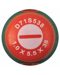 Отвертка стержневая шлицевая ANTI-SLIP GRIP, SL5.5х38 мм-foto2