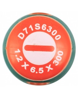 Отвертка стержневая шлицевая ANTI-SLIP GRIP, SL6.5х300 мм-foto2