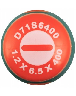 Отвертка стержневая шлицевая ANTI-SLIP GRIP, SL6.5х400 мм-foto2