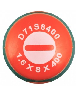 Отвертка стержневая шлицевая ANTI-SLIP GRIP, SL8.0х400 мм-foto2