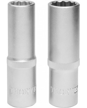 Головка торцевая глубокая 12-гранная 1/2"DR, 22 мм
