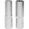 Головка торцевая глубокая 12-гранная 1/2"DR, 22 мм