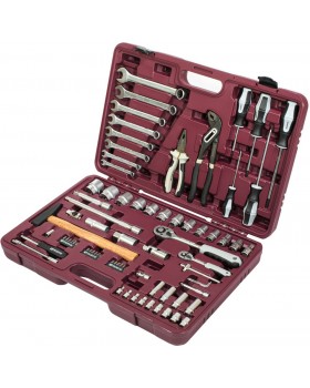Набор инструмента универсальный 1/4", 1/2"DR, 77 предметов-foto3