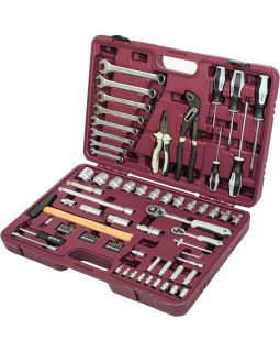 UTS0077/12 Набор инструмента 1/4", 1/2" с головками торцевыми 12-гранными, 77 предме-foto4