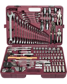 Набор инструмента универсальный 1/4", 1/2"DR, 127 предметов-foto2