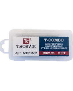 Набор метчиков T-COMBO двухпроходных ручных универсальных М12х1.5, HSS-G, 2 шт.-foto2