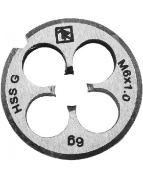 Плашка D-COMBO круглая ручная М5х0.8, HSS, Ф20х7 мм