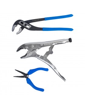 Набор пассатижи, переставные клещи и зажим, ложемент, 3 предмета KING TONY 9-40113GPV-foto2