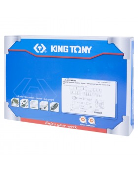 Набор торцевых головок 1/2" с принадлежностями, ложемент, 33 предмета KING TONY 9-4333MR03-foto2