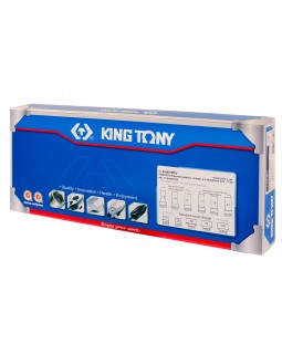 Набор ударных головок 1/2", ложемент, 11 предметов KING TONY 9-4401MPV-foto2