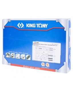 Набор торцевых головок 1/4&quot;&3/8&quot; с принадлежностями, ложемент, 75 предметов KING TONY 9-55-foto2