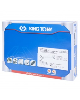 Набор накидных ключей и TORX L-образных, ложемент, 19 предметов KING TONY 9-90119MRV-foto2