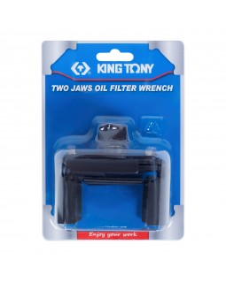 Съемник масляных фильтров 1/2&quot;, 80-115 мм, двухзахватный KING TONY 9AE53-115-foto4