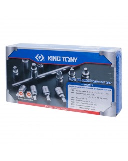 Набор насадок для пробок слива масла, 21 предмет KING TONY 9AR11-foto3