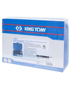 Набор для монтажа и демонтажа амортизатора из рычага подвески, 15 предметов KING TONY 9BJ11-foto4