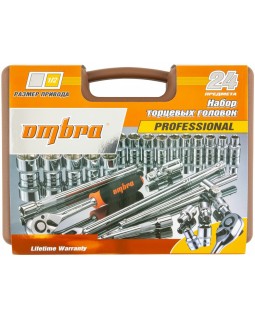 Набор головок торцевых с аксессуарами 1/2"DR, 8-32 мм, 24 предмета-foto2