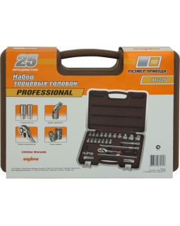 Набор головок торцевых с аксессуарами 1/2"DR, 8-32 мм, 25 предметов-foto3