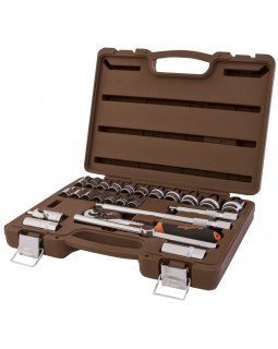 Набор головок торцевых с аксессуарами 1/2"DR, 8-32 мм, 25 предметов-foto4