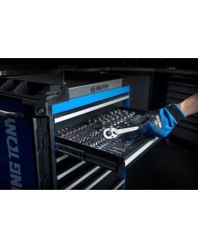 Тележка инструментальная, 7 полок KING TONY 87SQ31-7B-BK-foto2