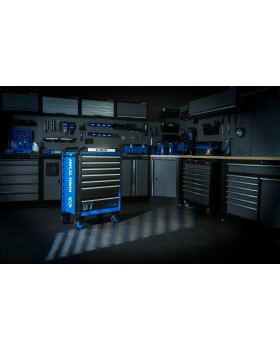 Тележка инструментальная, 7 полок KING TONY 87SQ31-7B-BK-foto5