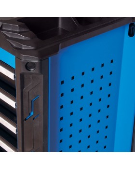 Тележка инструментальная, 7 полок KING TONY 87SQ31-7B-BK-foto8