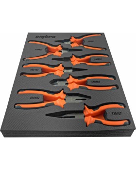 OMT7STE Набор шарнирно-губцевого инструмента в EVA ложементе 280х375 мм, 7 пр.-foto2