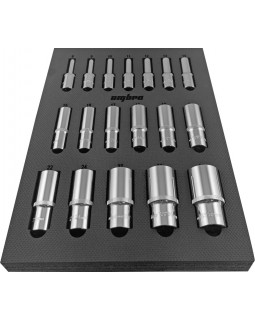 OMT18STE Набор торцевых головок глубоких 1/2" в EVA ложементе 280х375 мм, 18 пр.-foto2