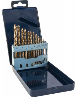 Набор спиральных сверл по металлу HSS Co в металлическом кейсе, d1.5-6.5 мм, 13 предметов-foto3