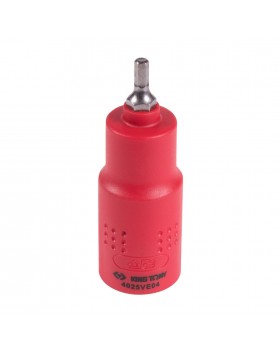 Насадка (бита) торцевая диэлектрическая 1/2&quot;, HEX, 4 мм, L = 75 мм KING TONY 4025VE04