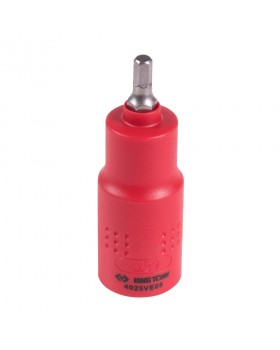 Насадка (бита) торцевая диэлектрическая 1/2&quot;, HEX, 5 мм, L = 75 мм KING TONY 4025VE05