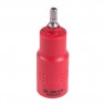 Насадка (бита) торцевая диэлектрическая 1/2&quot;, HEX, 5 мм, L = 75 мм KING TONY 4025VE05