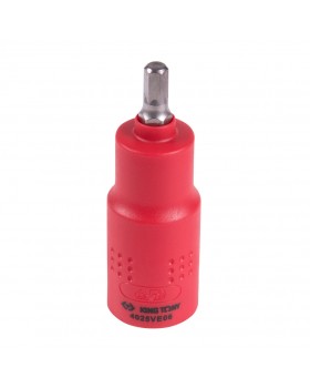Насадка (бита) торцевая диэлектрическая 1/2&quot;, HEX, 6 мм, L = 75 мм KING TONY 4025VE06