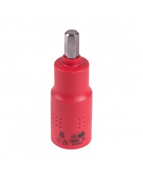 Насадка (бита) торцевая диэлектрическая 1/2", HEX, 8 мм, L = 75 мм KING TONY 4025VE08-foto2