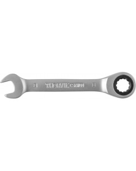 CSRW08 Ключ гаечный комбинированный трещоточный короткий, 8 мм