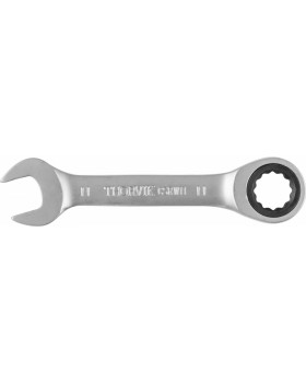 CSRW11 Ключ гаечный комбинированный трещоточный короткий, 11 мм