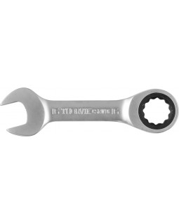 CSRW16 Ключ гаечный комбинированный трещоточный короткий, 16 мм