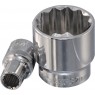Головка торцевая 12-гранная 1/2"DR, 32 мм