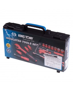 Набор торцевых диэлектрических головок с принадлежностями 3/8&quot;, шестигранные, 10-19 мм, 14 пред-foto3